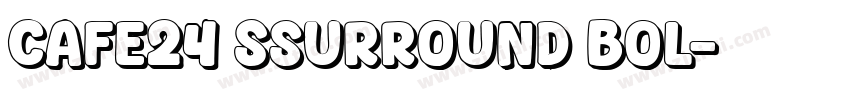 Cafe24 Ssurround Bol字体转换